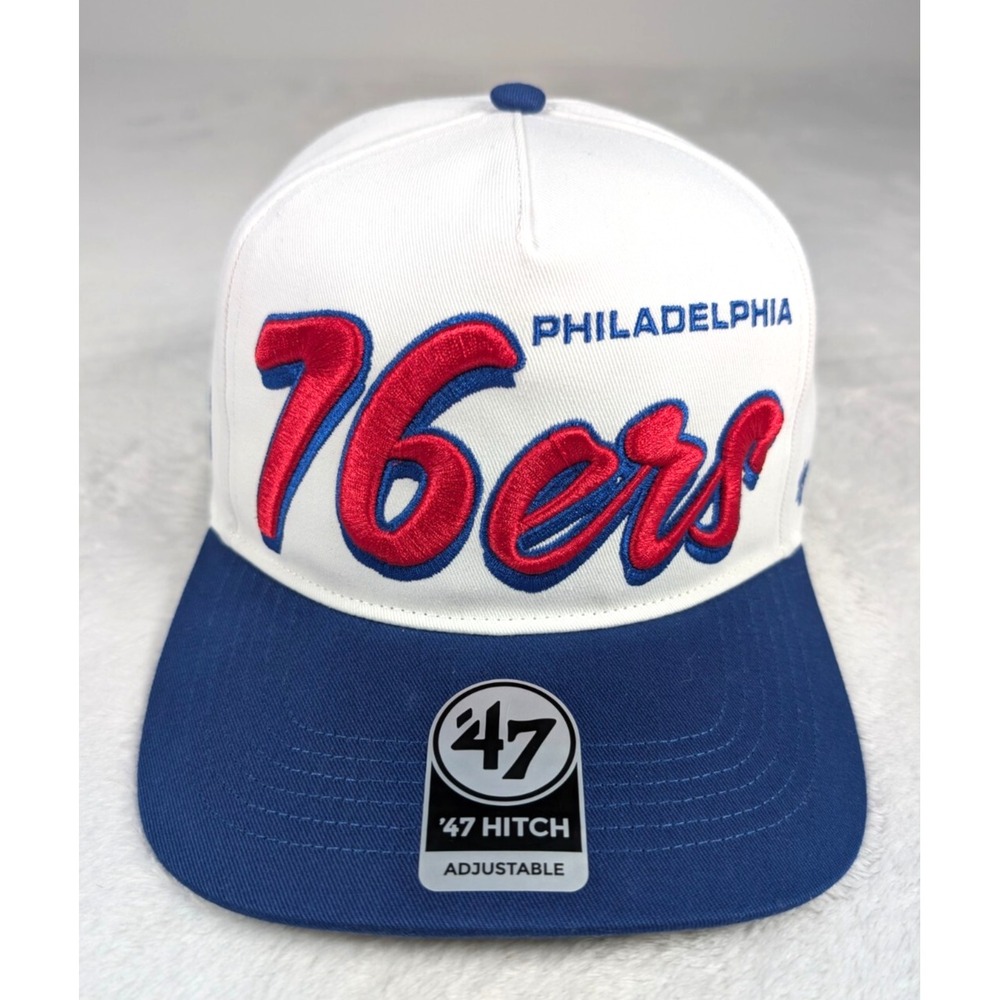 Philadelphia 76ers 47' Shadow Hitch‎ Adjustable Hat NWT
